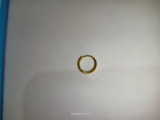 Ring nose pin pure gold 18k